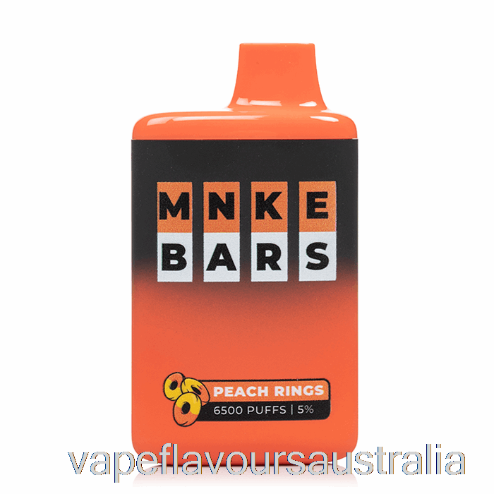 Vape Australia MNKE BARS 6500 Disposable Peach Rings